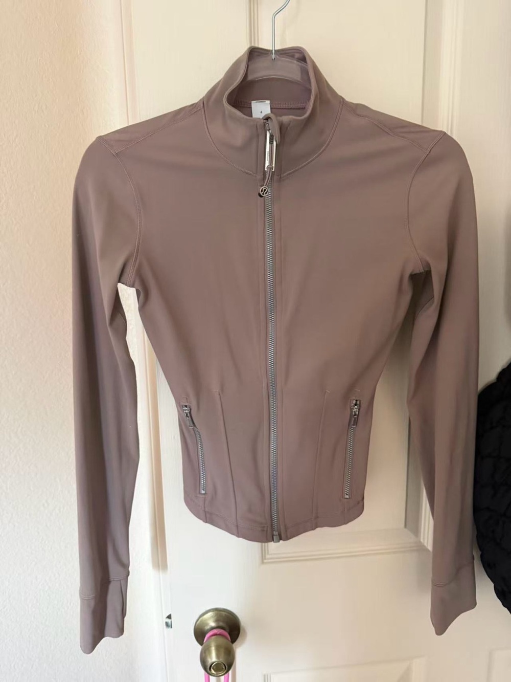 lululemon athletica Mauve Zip-Up Bomber Jacket